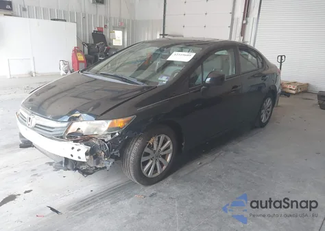 2012 Honda Civic Ex-L from USA, damaged, VIN 19XFB2F95CE315166